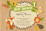 Free Printable Baby Shower Invitations Woodland Animals Party Pop S Vendor Listing