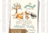 Free Printable Baby Shower Invitations Woodland Animals Sweet Woodland Baby Shower Invitation