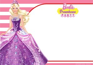 Free Printable Barbie Birthday Party Invitations Free Barbie Birthday Invitation Templates