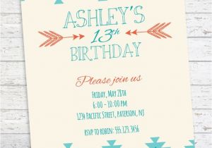 Free Printable Birthday Invitations for Teenage Girl Best 25 Teen Birthday Invitations Ideas On Pinterest