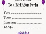 Free Printable Birthday Invitations for Teenage Girl Free Printable Birthday Invitations for Kids