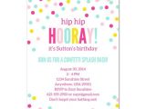 Free Printable Birthday Party Invitations for Tweens Confetti Birthday Invitation Confetti Party Invitation