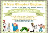 Free Printable Book themed Baby Shower Invitations Storybook Baby Shower Invitation Thank You for Shopping