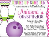 Free Printable Bowling Birthday Party Invitations 8 Best Of Make Printable Invitations Bowling