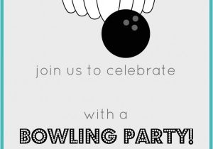Free Printable Bowling Party Invitations for Kids Bowling Birthday Party Free Invitation Party Printables