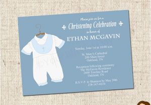 Free Printable Boy Baptism Invitations Printable Baby Boy Christening Baptism Party Invitations