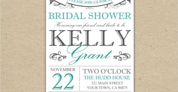 Free Printable Bridal Shower Postcard Invitations Bridal Shower Invitations Bridal Shower Invitations Free