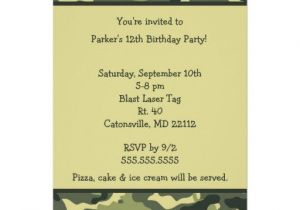 Free Printable Camo Birthday Invitations Free Printable Camouflage Invitations