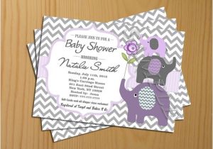 Free Printable Chevron Baby Shower Invitations Chevron Baby Shower Invitation Girl Boy Invites Free Thank