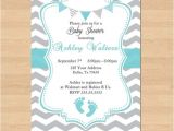 Free Printable Chevron Baby Shower Invitations Printable Baby Shower Blue Grey Chevron Birthday Party