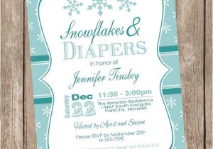 Free Printable Christmas Baby Shower Invitations Items Similar to Snowflake Baby Shower Invitation Winter