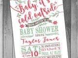 Free Printable Christmas Baby Shower Invitations Winter Baby Shower Invitation Christmas Baby Shower Printable