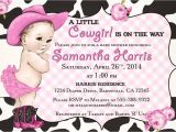 Free Printable Cowgirl Baby Shower Invitations Western Baby Shower Ideas Baby Ideas