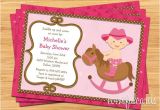 Free Printable Cowgirl Baby Shower Invitations Western Cowgirl Baby Shower Invitation 5×7 by eventfulcards