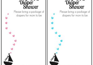 Free Printable Diaper Party Invitation Templates Free Printable Nautical themed Baby Shower Invitation