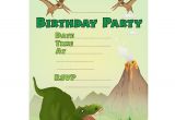 Free Printable Dinosaur Birthday Invitations 19 Roaring Dinosaur Birthday Invitations
