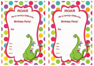 Free Printable Dinosaur Train Birthday Invitations Dinosaur Birthday Invitations – Birthday Printable