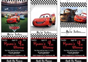 Free Printable Disney Cars Birthday Party Invitations Disney Cars Birthday Invitations Printables