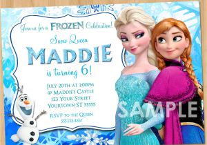 Free Printable Disney Frozen Birthday Invitations Frozen Invitation Frozen Birthday Invitation Disney Frozen