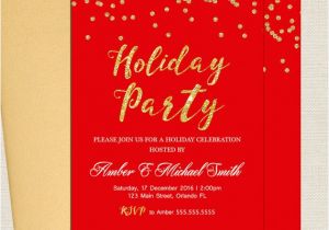 Free Printable Elegant Christmas Party Invitations Christmas Cards Holiday Party Invitations Elegant Red