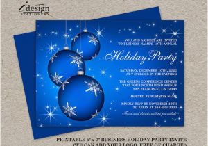 Free Printable Elegant Christmas Party Invitations Items Similar to Printable Holiday Party Invitation