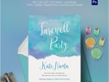 Free Printable Farewell Party Invitations Farewell Party Invitation Template 25 Free Psd format