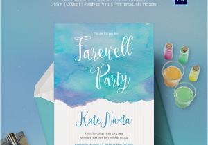 Free Printable Farewell Party Invitations Farewell Party Invitation Template 25 Free Psd format