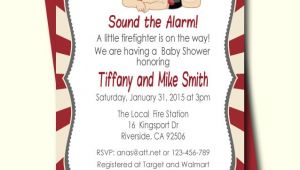 Free Printable Firefighter Baby Shower Invitations Firefighter Baby Shower Invitation Fireman Baby Shower