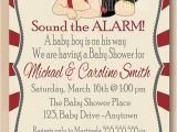 Free Printable Firefighter Baby Shower Invitations Firefighter Baby Shower Invitation First Birthday