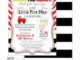 Free Printable Firefighter Baby Shower Invitations Fireman Party Baby Shower Invitation Custom Printable Pdf
