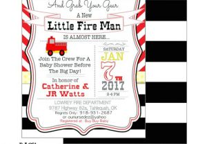 Free Printable Firefighter Baby Shower Invitations Fireman Party Baby Shower Invitation Custom Printable Pdf