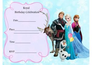 Free Printable Frozen Birthday Invitations Free Frozen Party Invitations Frozen Party