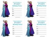 Free Printable Frozen Birthday Invitations Templates Frozen Birthday Invitations Free Printable