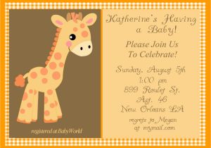 Free Printable Giraffe Baby Shower Invitations Free Printable Baptism Floral Invitation Template