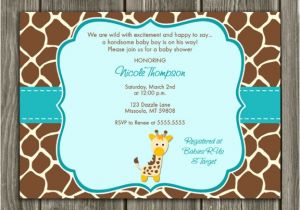 Free Printable Giraffe Baby Shower Invitations Free Printable Chevron Baby Shower Invitations Oxyline