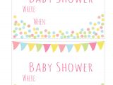 Free Printable Girl Baby Shower Invitations Free Printable Baby Shower Invitations for Girls