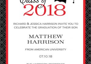 Free Printable Graduation Invitations 2018 Graduation Party Invitations High School or College