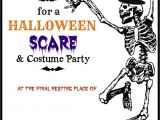 Free Printable Halloween Party Invitations Halloween Printable Skeleton Invite Diy Halloween