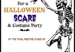 Free Printable Halloween Party Invitations Halloween Printable Skeleton Invite Diy Halloween