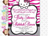 Free Printable Hello Kitty Baby Shower Invitations Hello Kitty Baby Shower Invitation Charite S Baby Shower