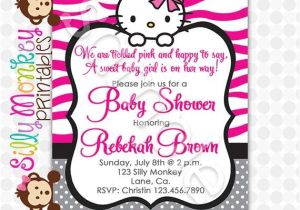 Free Printable Hello Kitty Baby Shower Invitations Hello Kitty Baby Shower Invitation Charite S Baby Shower