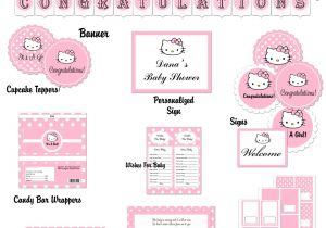 Free Printable Hello Kitty Baby Shower Invitations Hello Kitty Baby Shower Invitations Printable