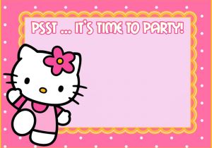 Free Printable Hello Kitty Baby Shower Invitations Hello Kitty Free Printable Invitation Templates