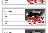 Free Printable Hot Wheels Birthday Party Invitations Free Printable Hot Wheels Birthday Party Invites