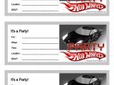 Free Printable Hot Wheels Party Invitations Free Printable Hot Wheels Birthday Party Invites Hot