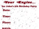 Free Printable Hot Wheels Party Invitations Invitations