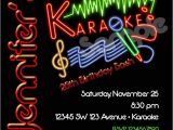Free Printable Karaoke Party Invitations Karaoke Birthday Invitation Printable File Diy Karaoke