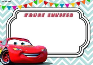 Free Printable Lightning Mcqueen Birthday Party Invitations Free Printable Cars 3 Lightning Mcqueen Invitation