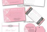 Free Printable Mary Kay Party Invitations Paper Perfection Mary Kay Spa Party Printables