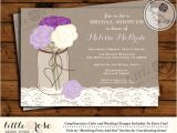 Free Printable Mason Jar Bridal Shower Invitations Mason Jar Bridal Shower Invitation Bridal Shower Invite